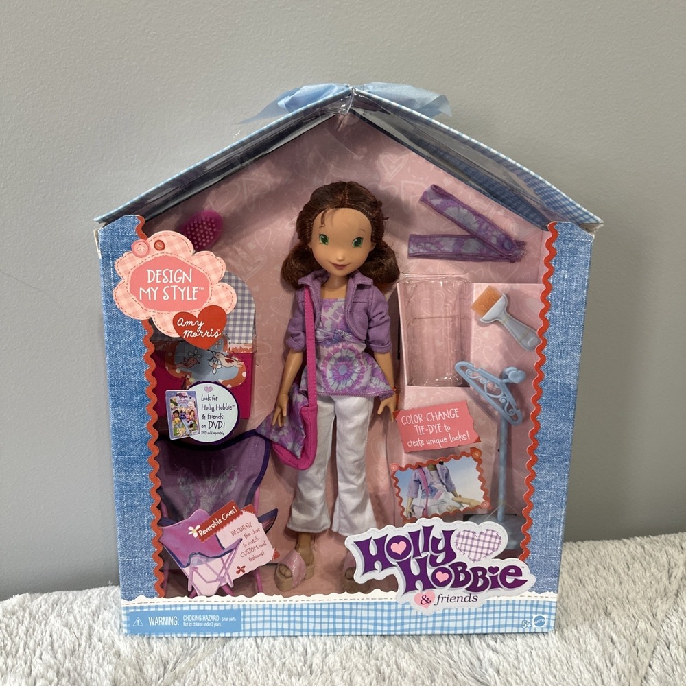 Vtg New 2006 Mattel Holly Hobbie & Friends Design My Style Doll - J8335 Rare